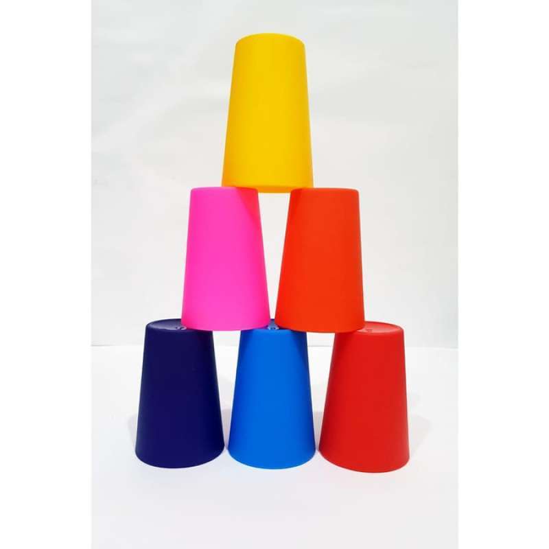 Jual Gelas Plastik Rainbow Picnic Cup Set Online Desember 2020 Blibli