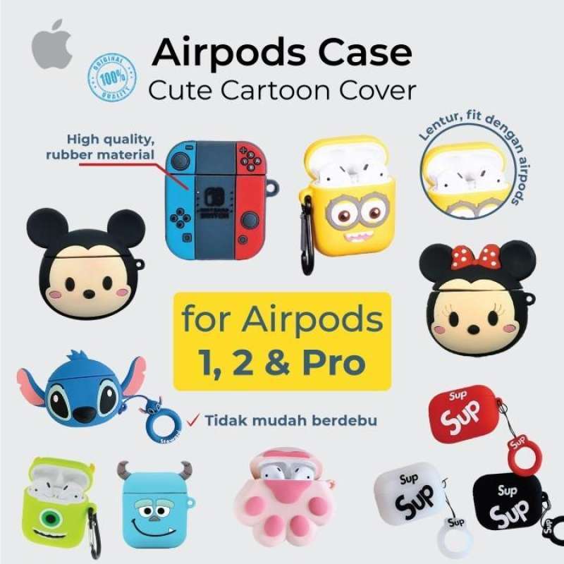 Jual Case AirPods Gen 2 Pro I12 Lucu Karakter Inpods 1 2 Nintendo Cartoon Di Seller Satputtijr Limbangan Sari Kab. Cianjur Blibli