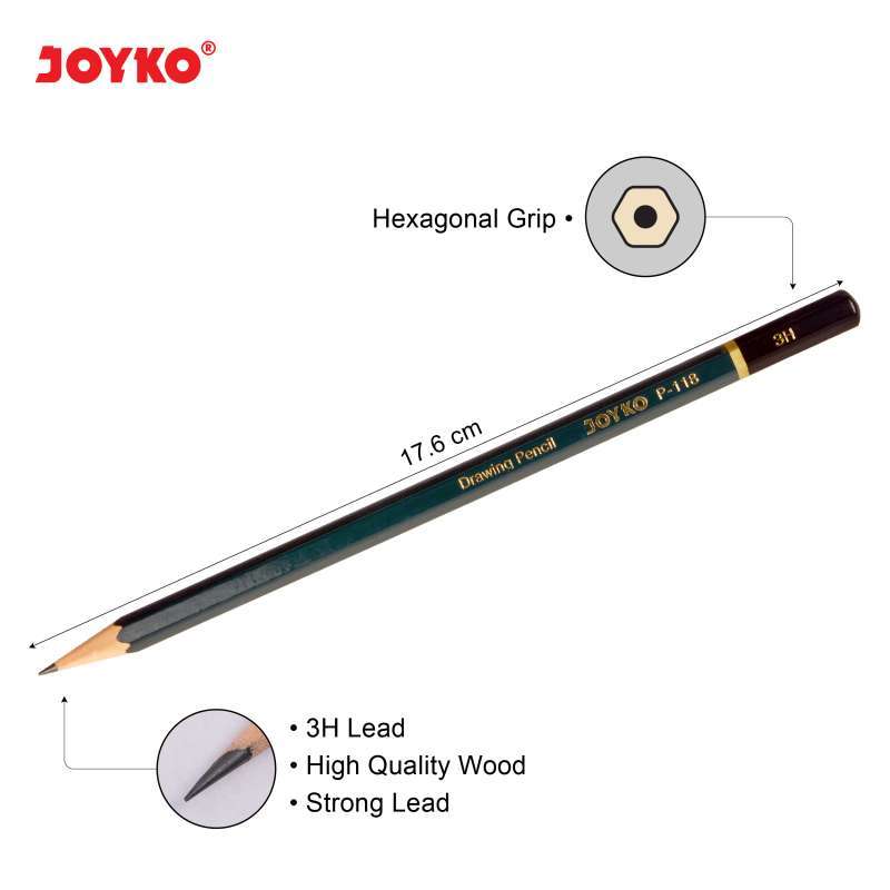Jual Drawing Pencil Pensil Menggambar Joyko P 118 3h 1 Box 12 Pcs Online Desember 2020 Blibli