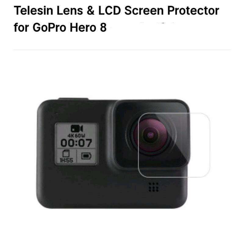 Telesin Lens LCD Screen Protector for GoPro Hero