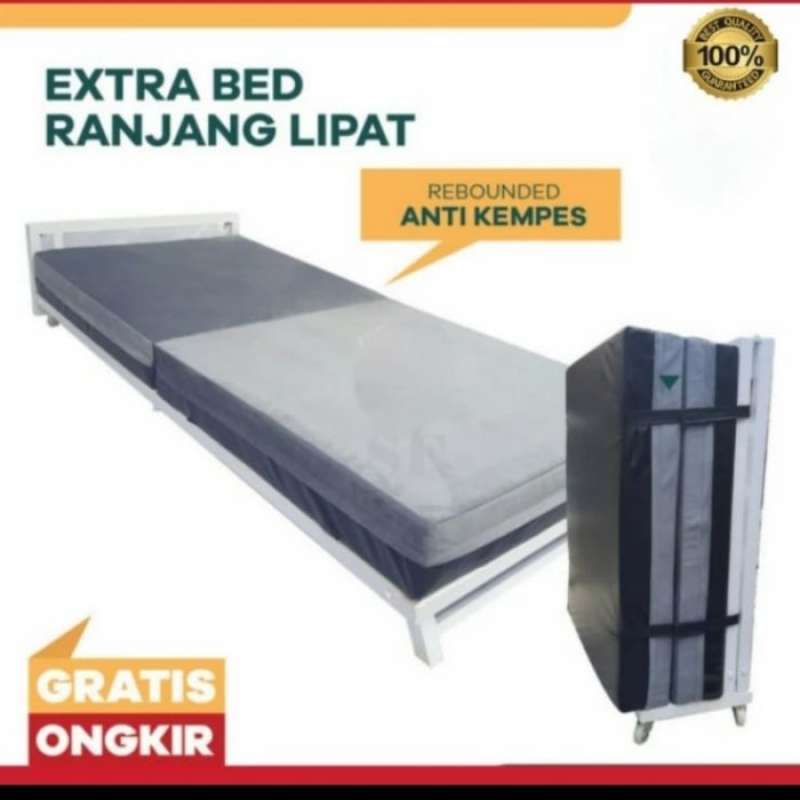 Folding Bed Kasur Lipat Kasur Murah Kasur Piknik Travel Bag