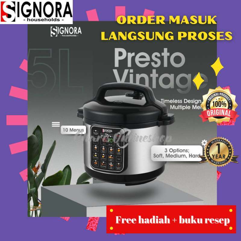 Jual Signora Pressure Cooking Original Murah Diskon Februari
