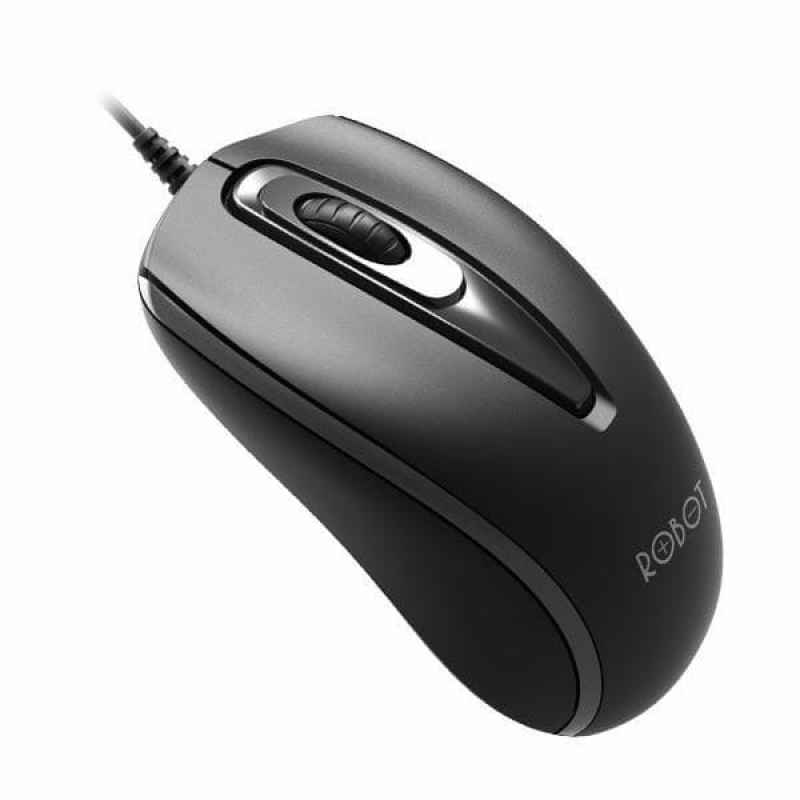 robot mouse m110 laptop pc office wired optical mouse komputer