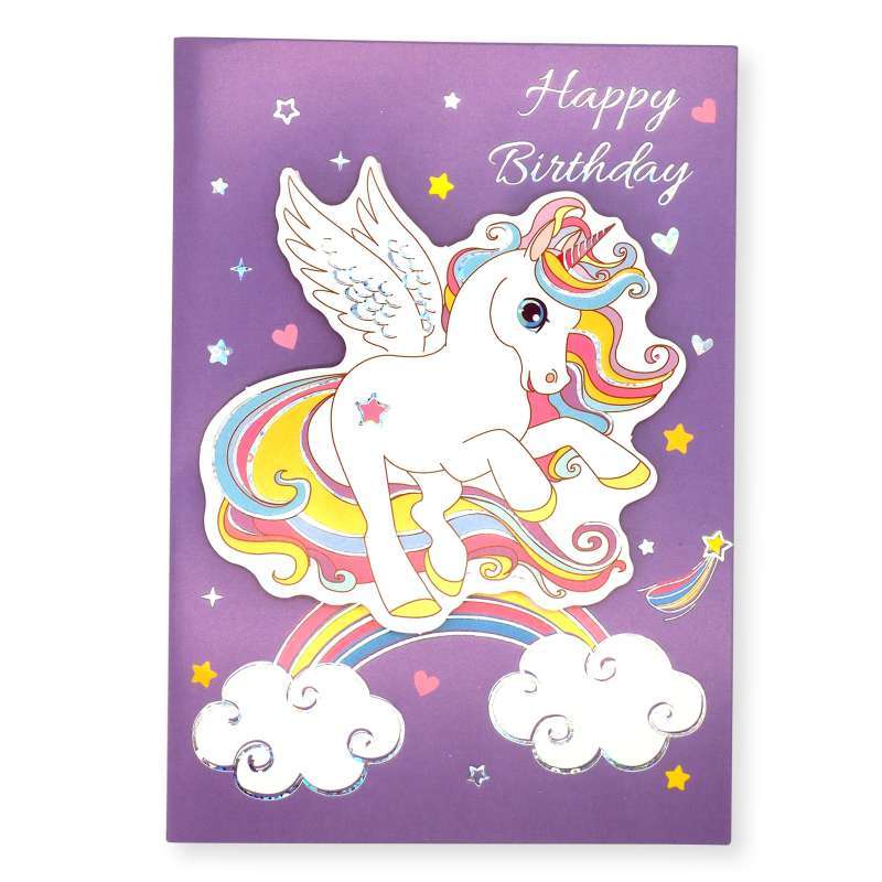 Jual Kartu Ucapan Greeting Card Birthday Unicorn 60342503 Online Januari 2021 Blibli