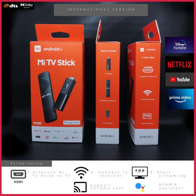 Xiaomi Mi Tv Stick Android Smart Tv Dongle Chromecast Global Version Mdz24aa Disney Hotstar Terbaru Agustus 2021 Harga Murah Kualitas Terjamin Blibli