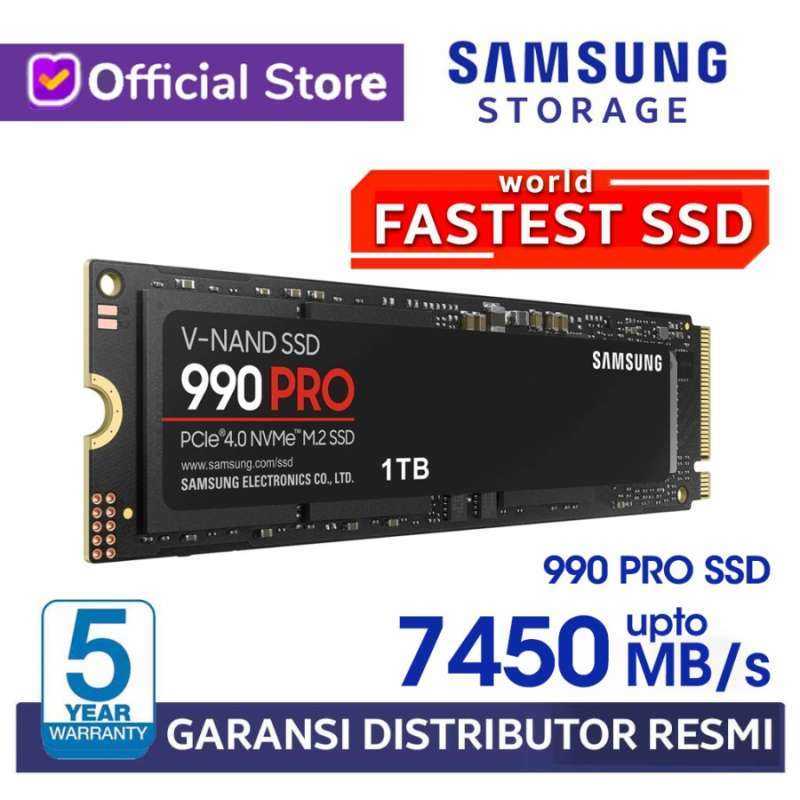 Samsung SSD 990 PRO 1TB 2TB PCIe Gen NVMe M2 internal SSD