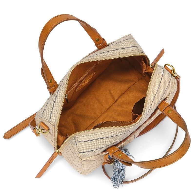 Fossil rachel hot sale satchel natural