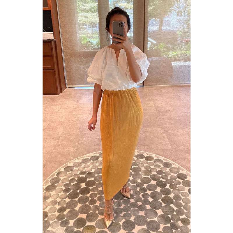 Jual Rok Span Plisket Lidi Rok Span Rok Plisket Rok Bodycon Pleated Skirt Di Seller Glistensyna Padamulya Kab. Bandung Blibli