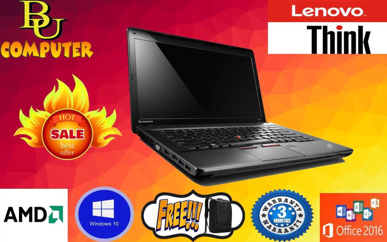 Jual Lenovo Thinkpad 355 Amd E2 1800 Apu With Radeon 4gb Ddr3 3gb Hdd Windows 10 Pro 3 Months Warranty Laptop Di Seller Bu Solusi Computer Kota Jakarta Pusat Dki Jakarta Blibli
