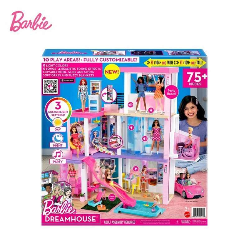 Jual Barbie Dreamhouse Dollhouse 2022 Mainan Rumah Boneka Barbie
