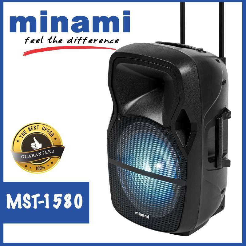 Jual Minami Active Speaker Meeting Amplifier Portable Wireless 1580 15 Inch Bass Online Februari 2021 Blibli