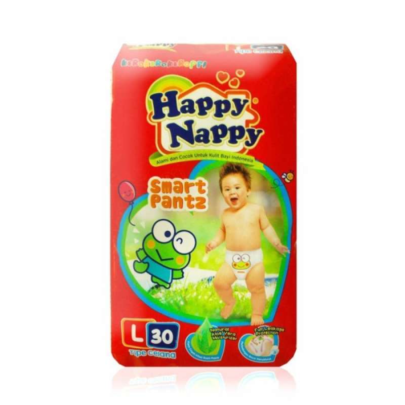 Promo Happy Nappy Smart Pants Popok Celana L30 L 30 Diskon 35 di