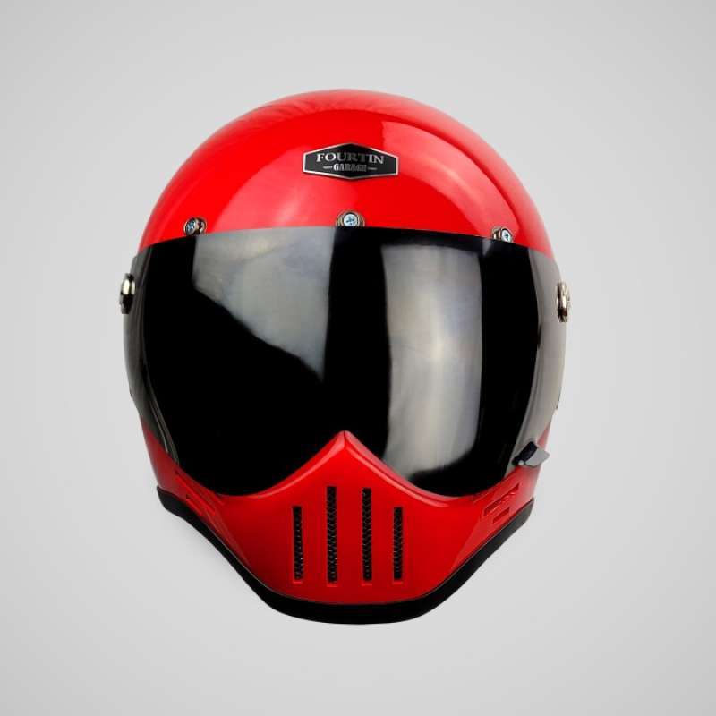 Promo Helm Custom Simpson M30 with flat visor Diskon 41 di Seller