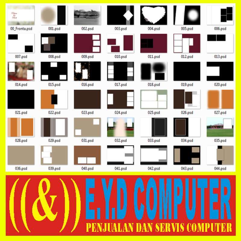 Download Jual Template Album Pernikahan Editing Photoshop Online November 2020 Blibli Com PSD Mockup Templates