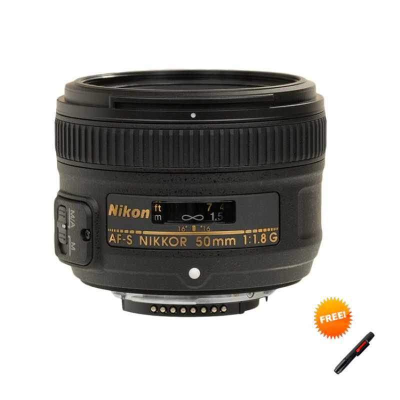 Jual Nikon Af S 50mm F 1 8g Lensa Kamera Free Lenspen Online Desember 2020 Blibli