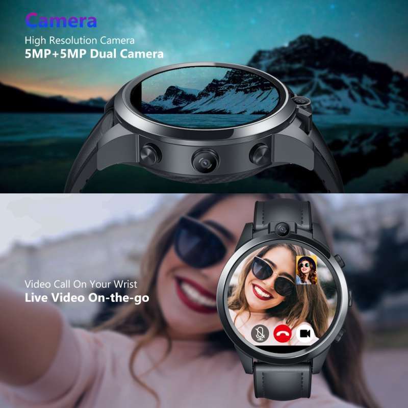 Jual OEM Zeblaze THOR 5 PRO 4G Smart Watch Ceramic Bezel 3GB 32GB Dual  Camera 800mAh Battery GPS Face Unlock Leather Straps Black di Seller  ExtremeDeals - | Blibli