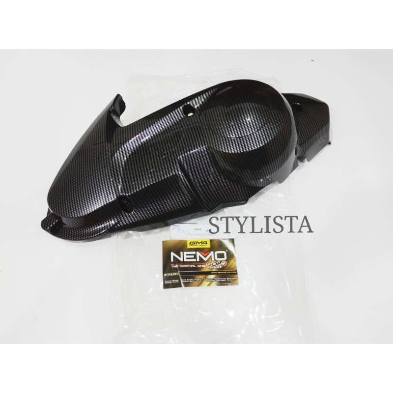 Jual Cover Tutup Cvt Yamaha Nmax Carbon Nemo Aksesoris Motor Nmax A66 Murah Mei 2021 Blibli