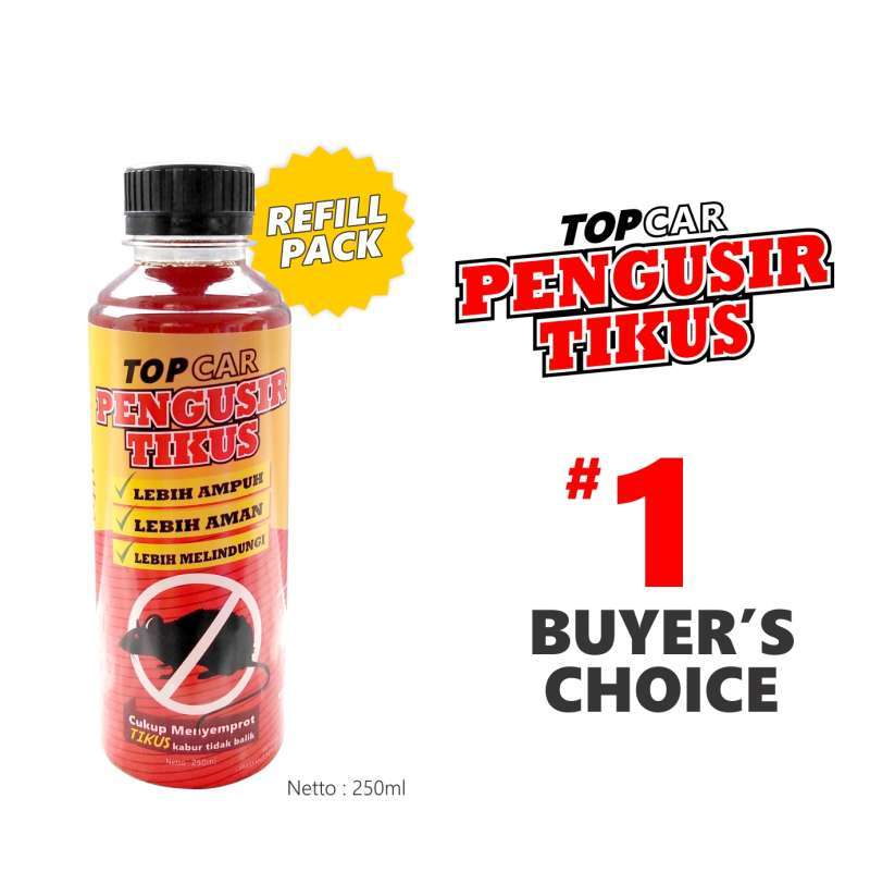Jual Topcar Pengusir Tikus Mobil Ampuh Botol Refill 250 Ml Terbaru Juli 2021 Blibli