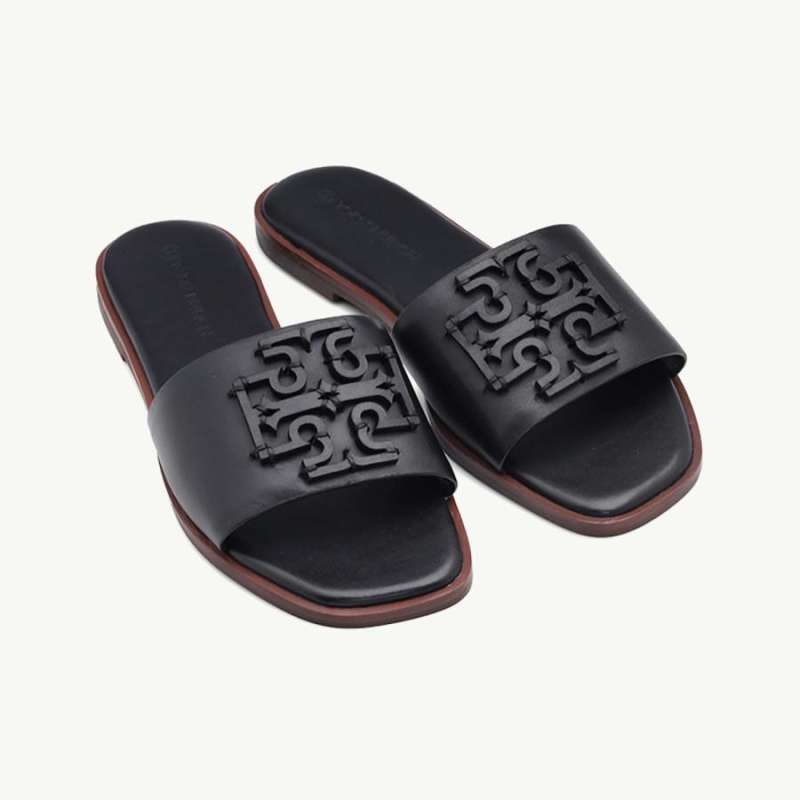 Tory burch navy sandals discount