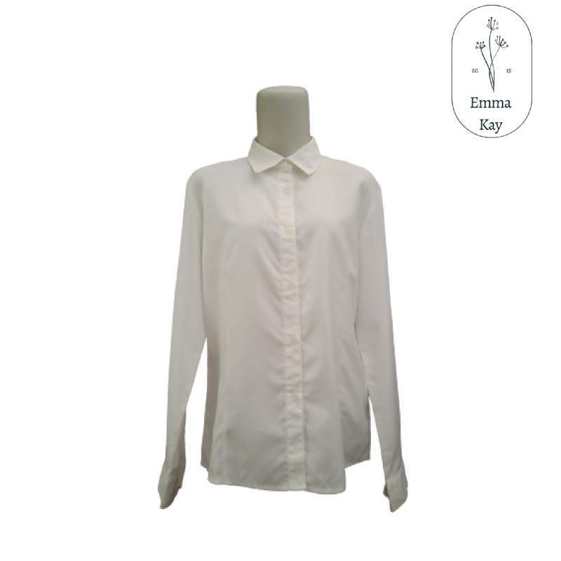 Jual B003 Kemeja Putih Polos Online Februari 2021 Blibli