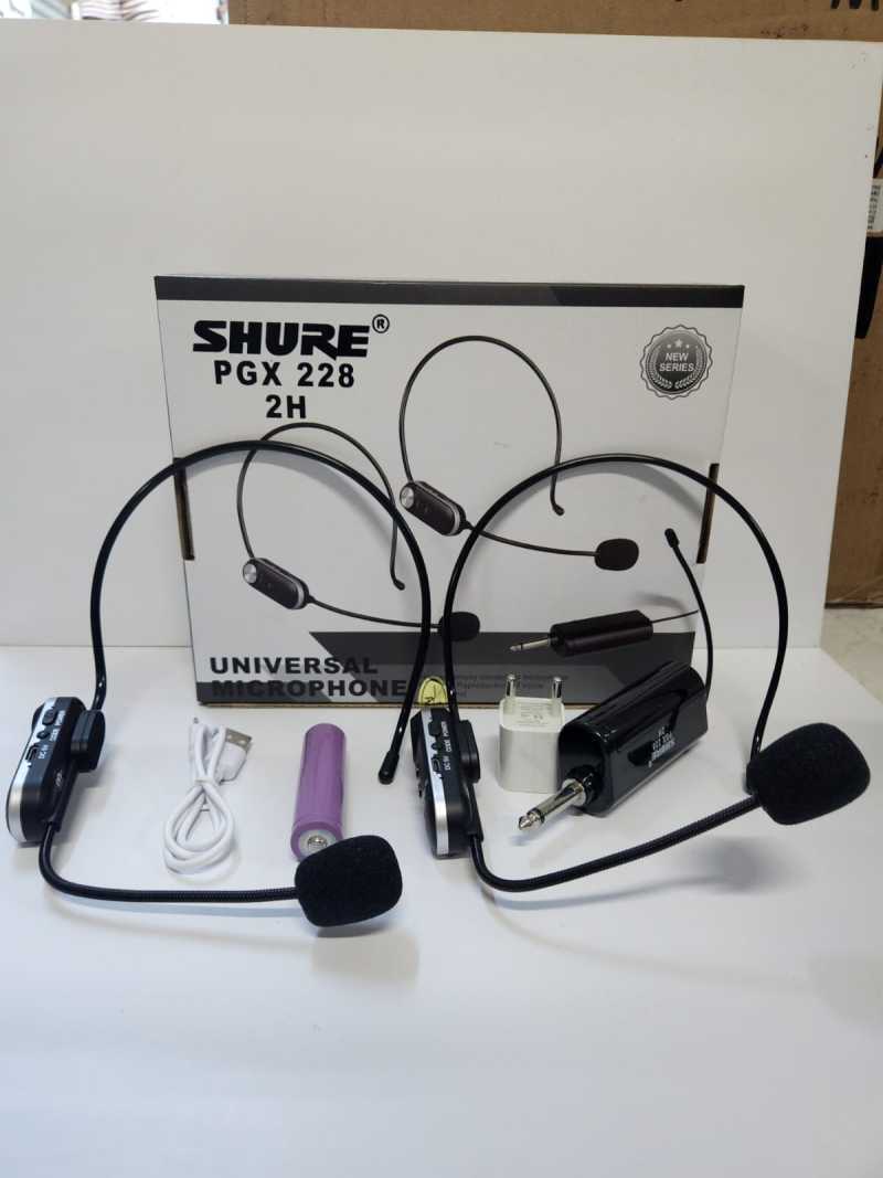 Jual Mic Wireless Headset Bando Shure Pgx 228 Pgx228 2h Di