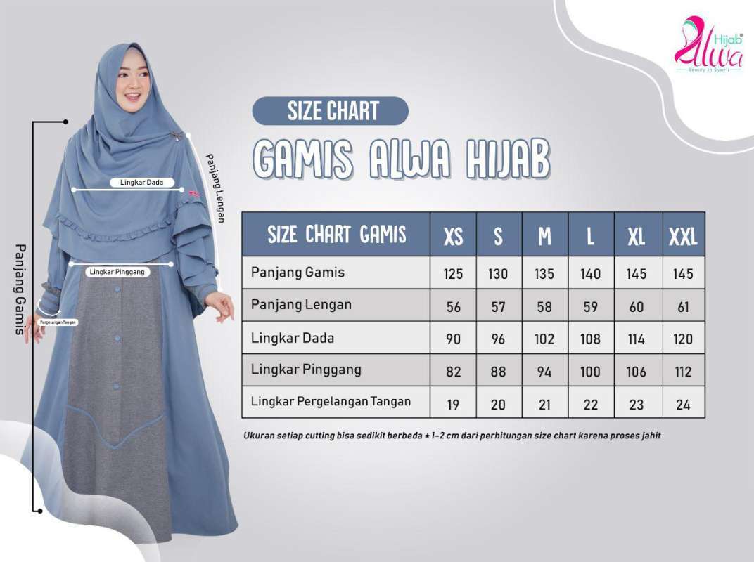 Jual Ready Stock Gamis Yasmin By Alwa Hijab Ori Online Januari 2021 Blibli