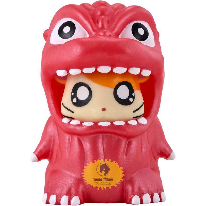 Jual Bandai Movie Monster Series Godziham-kun Red Godzilla Hamtaro