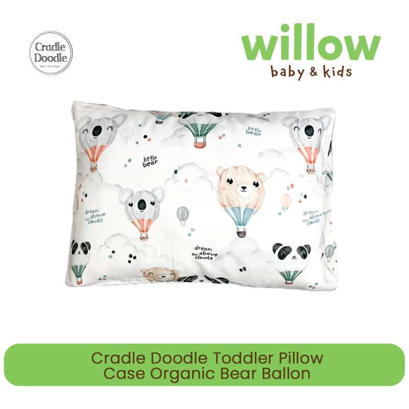 Sarung Bantal Anak Cradle Doodle Toddler Pillow Case Organic (Case Only)
