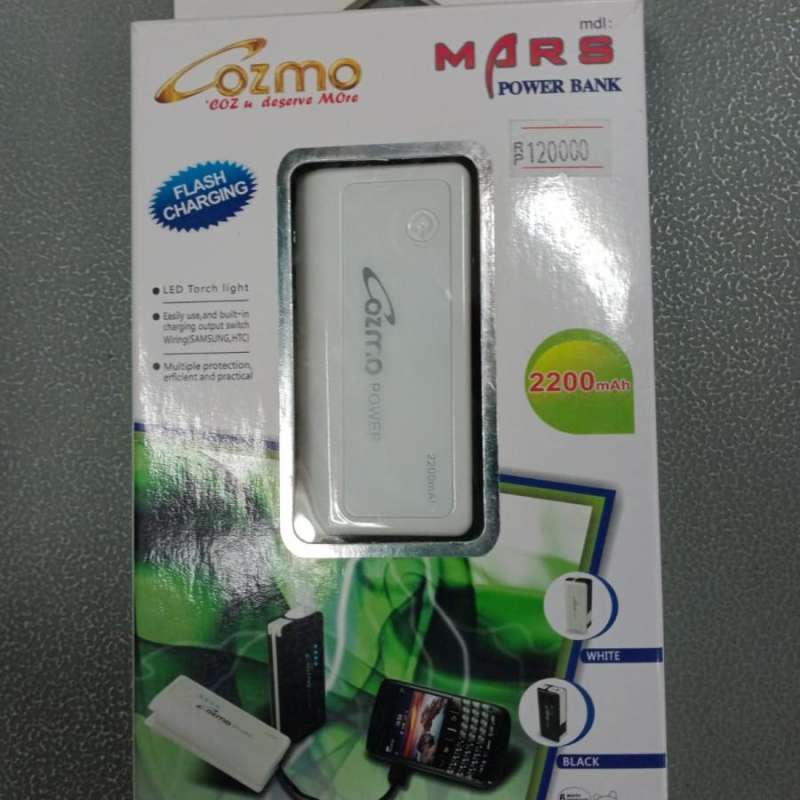 SALE Powerbank Cozmo Mars 2200mah real capacity