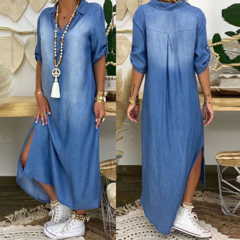 Promo Bluelans Women Vintage Summer V 