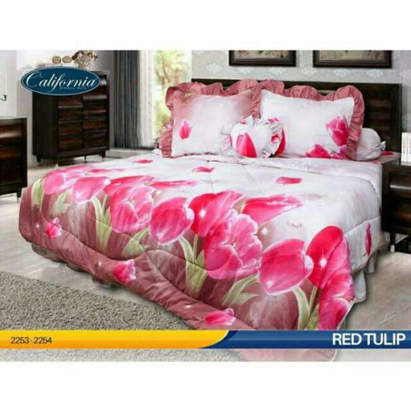 Harga bed cover california ukuran 180x200