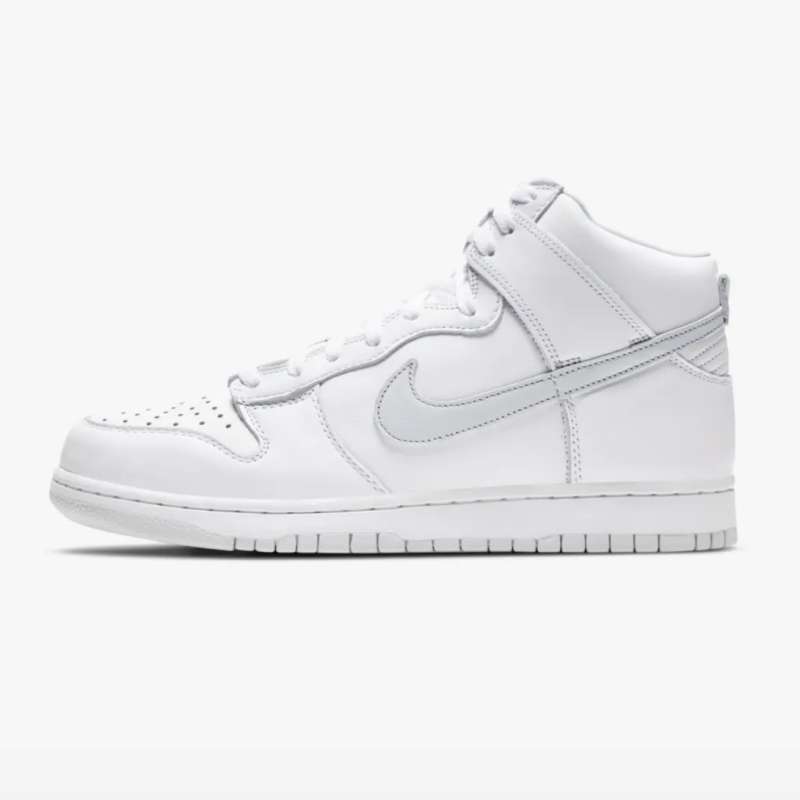 all white dunk