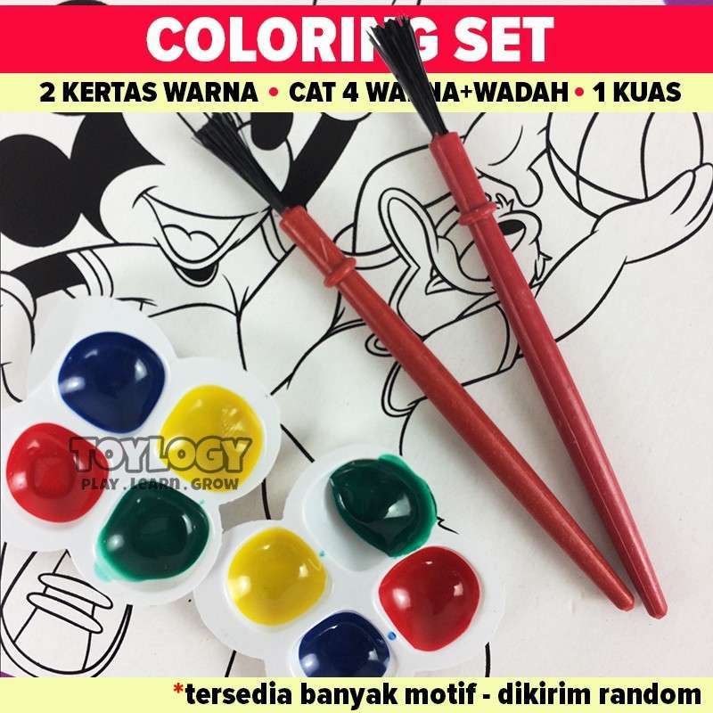 Jual Mainan Edukasi Anak Mewarnai Melukis Cat Air Painting Kertas Gambar Online Maret 2021 Blibli