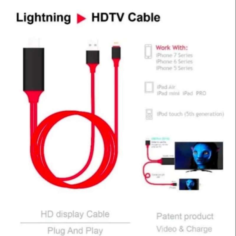 Promo Lingtning To Hdmi Di Gital Tv Av 