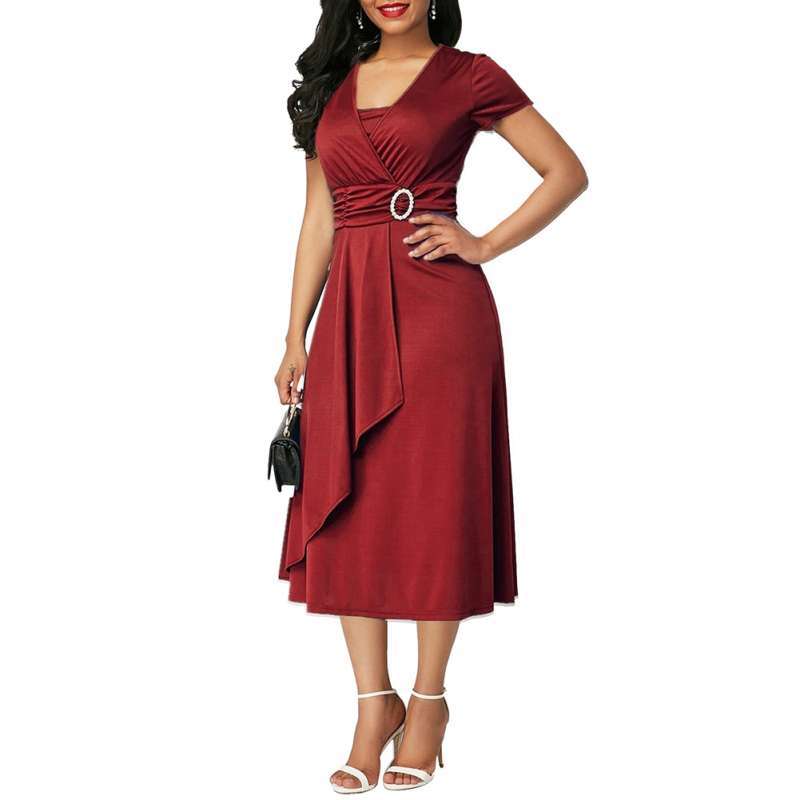 Bluelans Plus Size Women Short Sleeve 