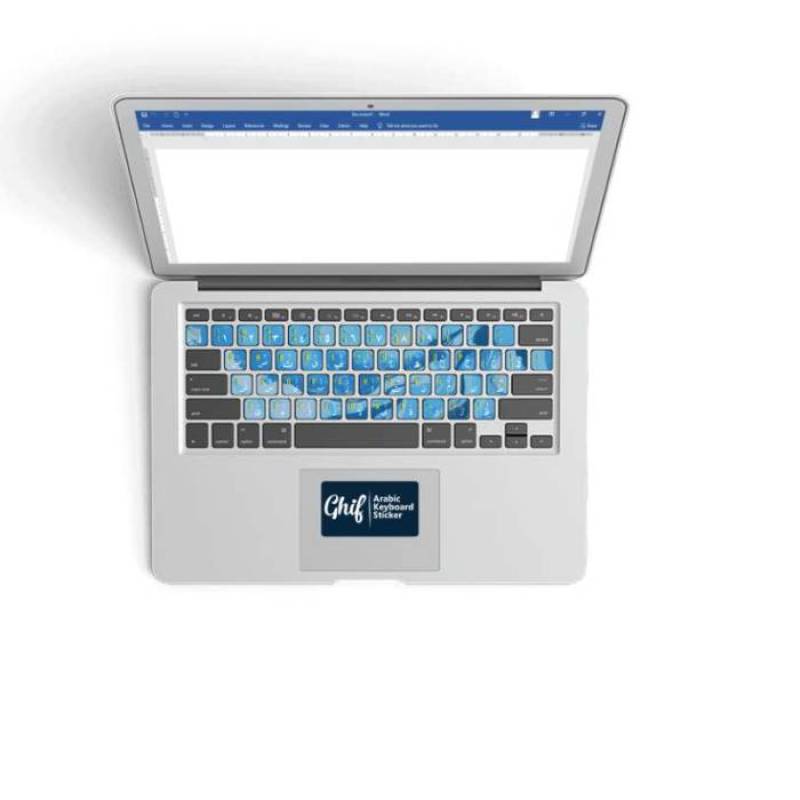 Jual Sticker Keyboard Arabic Aurora Material Chrome Laminasi Belajar Menulis Bahasa Arab Di Komputer Online Januari 2021 Blibli