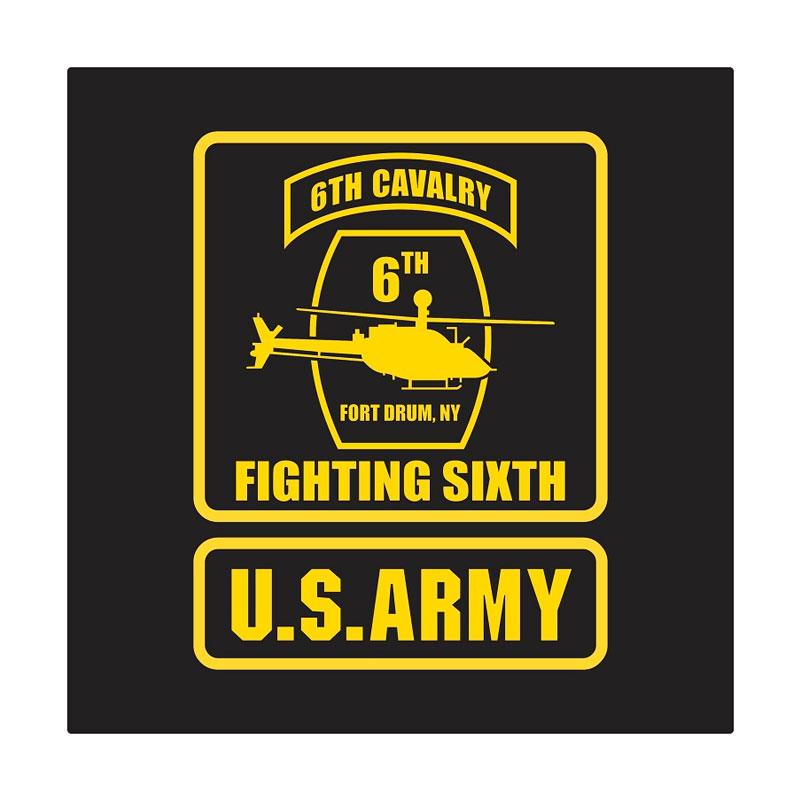 Jual Kyle Us Army 6th Cavalry Fort Drum Cutting Sticker