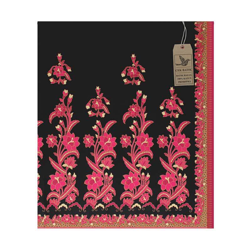 Cek Batik Kain Batik Motif Unik Bunga Merekah - Pink