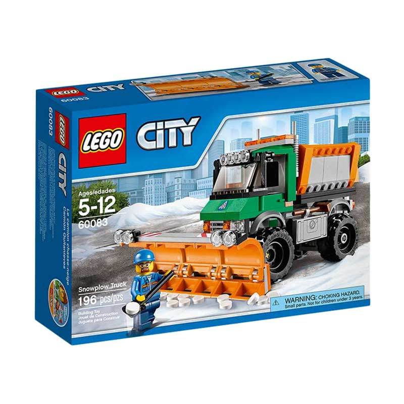Lego City 60083 Snowplow Truck Mainan Blok Puzzle