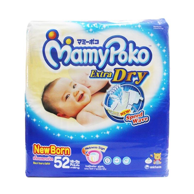 Jual Mamypoko Extra Dry Popok Sekali Pakai Newborn 52 di Seller