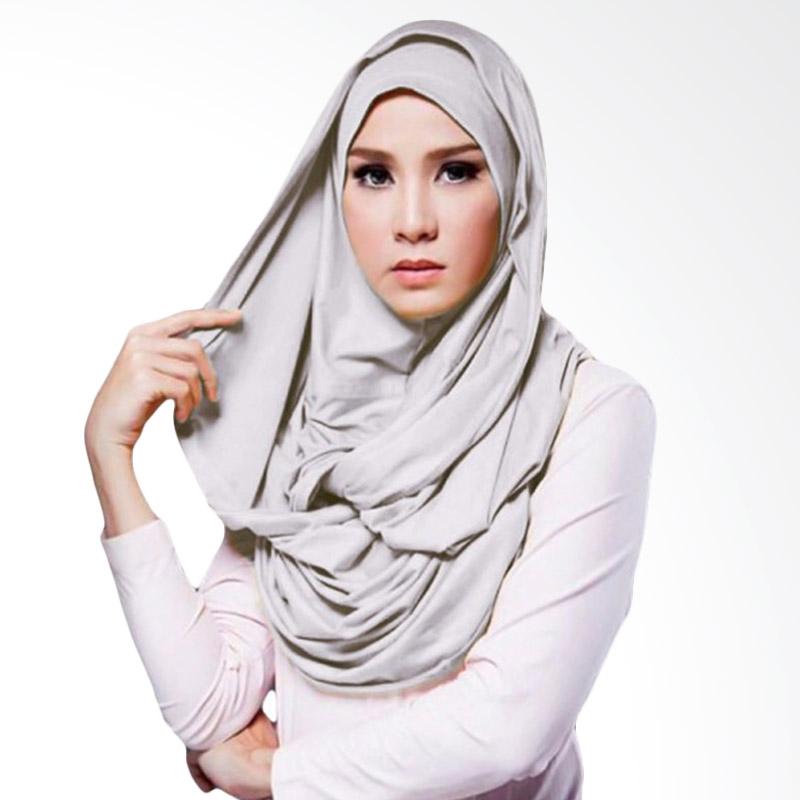 Milyarda Hijab Hana Twist Kerudung - Abu abu