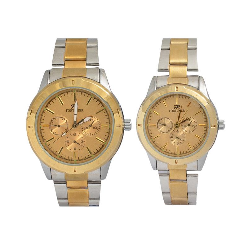 Fortuner FT090CG Couple Watch - Gold