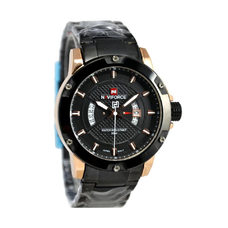 Naviforce NF0085M Jam Tangan Pria - Hitam Rosegold