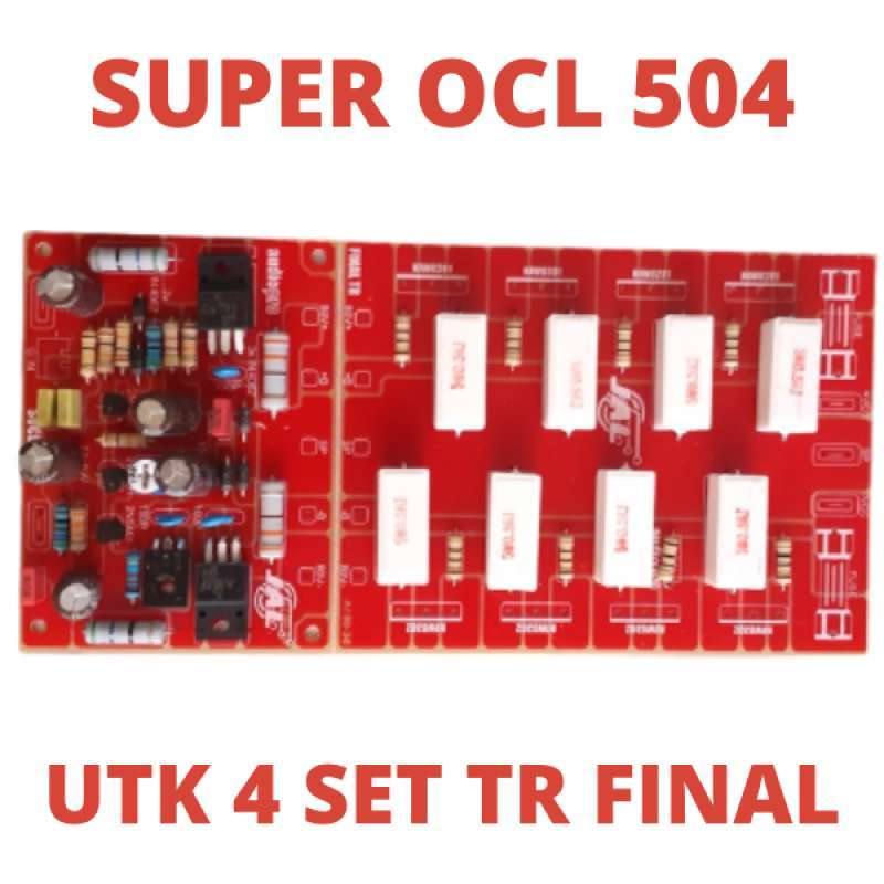 kit driver power super ocl 504 plus utk 4set tr final ampli fiber socl superocl amplifier empli emplie emplifer emplifier amplifir amplifer amplifire