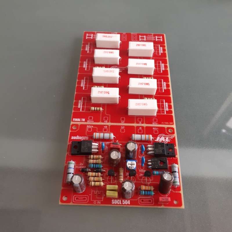 kit driver power super ocl 504 plus utk 4set tr final ampli fiber socl superocl amplifier empli emplie emplifer emplifier amplifir amplifer amplifire