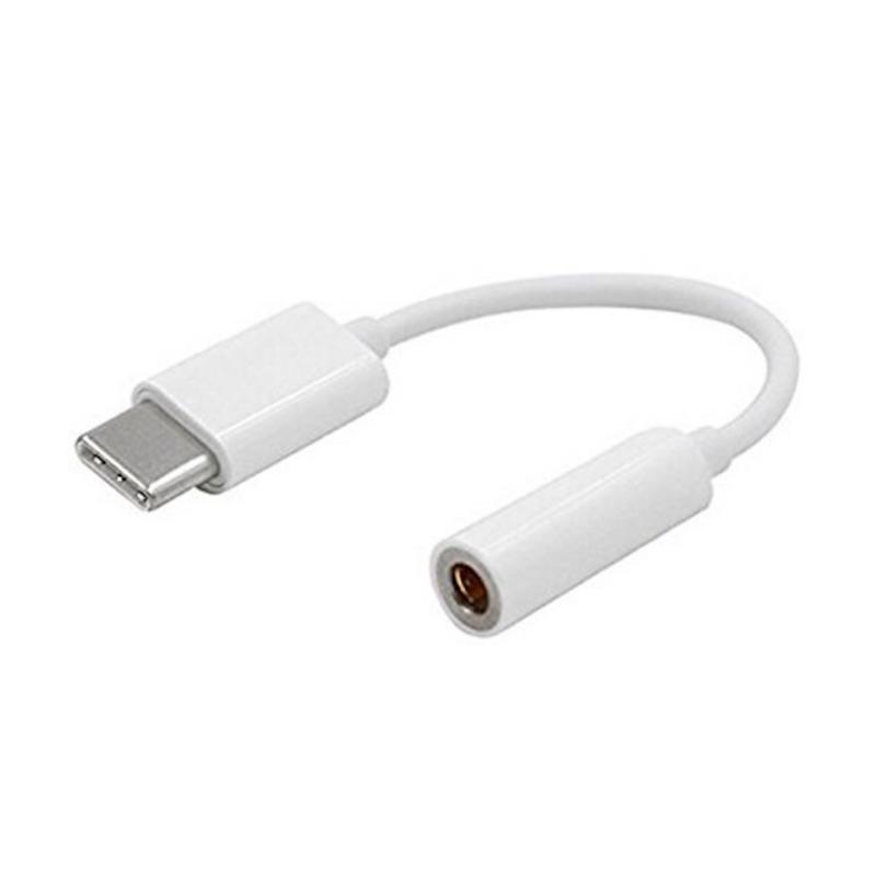 Jual Usb Type C 3 1 To 3 5mm Audio Jack Converter White Online Oktober 2020 Blibli Com