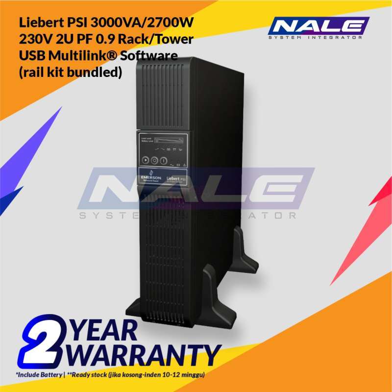 Jual Liebert PSI 3000VA/2700W 230V 2U PF 0.9 Rack/Tower USB ...