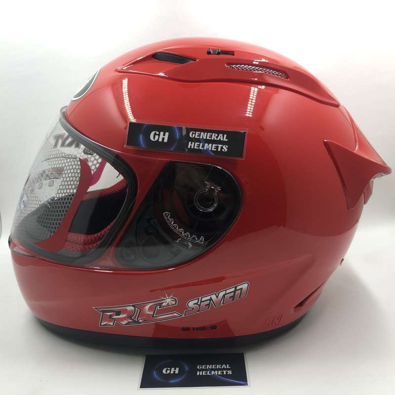 Jual Helm Kyt Rc Rc Seven Solid Fire Red Merah Cabe Full Face