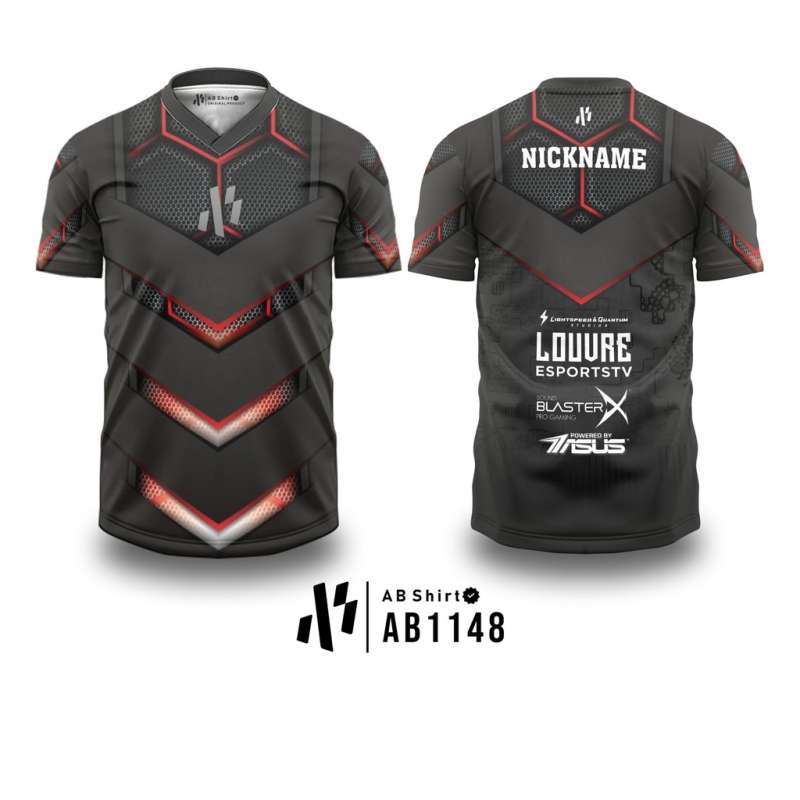 Baju Gaming Baju Polos Esport Baju Esport Polos Custom Men E