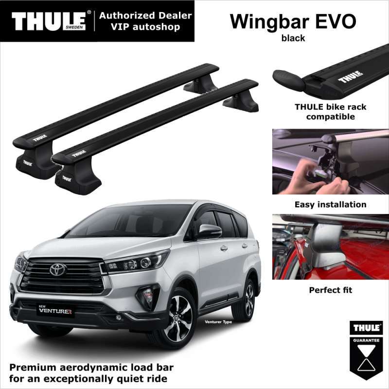 Jual Thule Crossbar All New Innova 2016 2023 Venturer Wingbar Evo Black Di Seller Vipautoshop Gadingkasri Kota Malang Blibli
